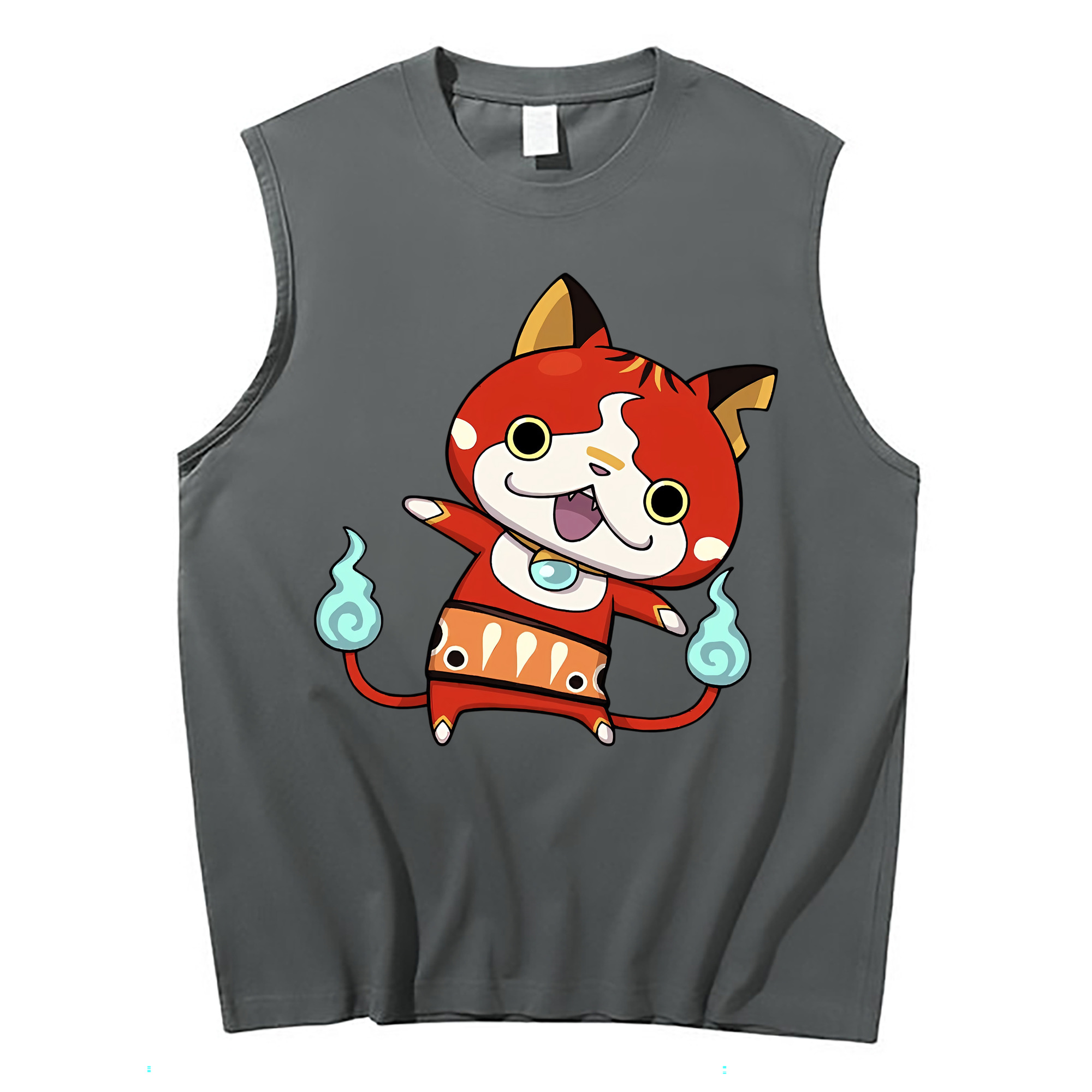（画像用） 妖怪ウォッチ Yo-kai Watch コットン100％タンクトップ（フロントプリント）